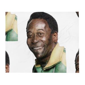 IBL Big Face Throw Blanket (Pelé)