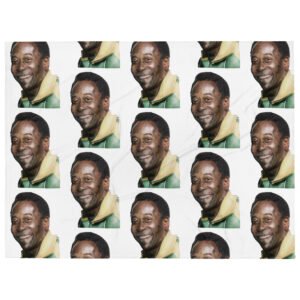 IBL Big Face Throw Blanket (Pelé)